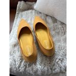 VIVAIA PointedToe Ballet Flats in Mustard Yellow Size 9.5 Photo 3