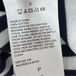 Nautica Striped Tie Sleeve Shirt Shift Dress White Coral Small Photo 11