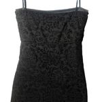 Y2K Allure Velvet & Satin Black Shimmer Slip Dress Fairygoth Dark Romantic S Photo 7
