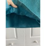 Newport News  Women's Turquoise Blue Leather Pencil‎ Skirt Size 18 Western Rodeo Photo 5