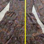 Fate Multicolor Paisley Dress Brown Size M Photo 2