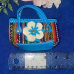 Antigua Small  Souvenir Purse Faux Leather Multicolored NWOT BOHO Photo 2