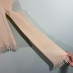 Zoe Jordan Cream Mock Neck Cut Out Sleeves Cashmere Wool Sweater Size S/M Photo 5