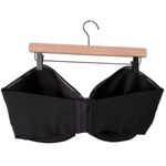 Cacique Women’s Underwire Strapless Lined Bra in Black Size 44G Photo 1