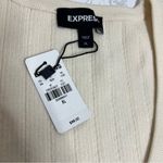 EXPRESS NWT  cableknit sweater style bodysuit cream Sz XL Photo 2
