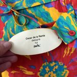 Oscar de la Renta Dress Womens Size Medium Vintage 70s NEW W TAGS Swirl Bright Photo 6