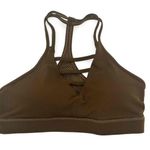 Zyia  Active Shia Green Racerback Detailing Sports Bra Size Medium Photo 0