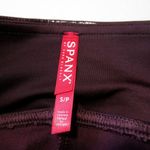 Spanx NWT 20301R Faux Patent Leather Leggings in Ruby Glossy S Photo 3