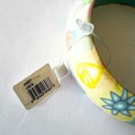 Vintage Viva Beads Floral Bangles 2 Pc Southern Charm Lily Pulitzer Bracelet NWT Pink Photo 7