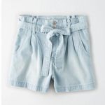 American Eagle  Pinstripe Mom Shorts Photo 0