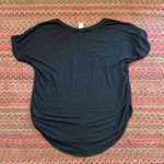 matty m  OVERSIZED DARK GREY STRETCHY TEE Photo 2