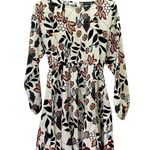 Bohme NWT Jacqui The Label Boho Floral Long Sleeve Belted Midi Dress Size Medium Photo 3