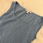 St. John  light baby blue knit cropped tank top! Photo 12