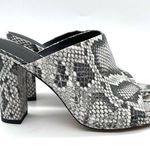 Vince Heath-B Sahara Leather Mule Sandals Snake Skin NWT/NIB Photo 4