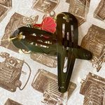 Handmade fun Kawaii retro lamp & vinyl player hair clips set of 2✌️💕 Photo 3