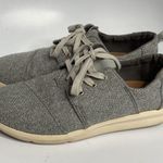 Toms  sneakers gray woven size 7.5 Photo 2