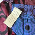 Kathmandu Imports  Romper Overalls Shorts Purple Patchwork Pattern Unisex NWT Photo 3