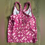 Nike Pink Geometric‎ Women's  Tank Photo 1