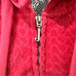 Juicy Couture  Y2K Pink Terry Short Sleeve Zip Hoodie Medium Paris Hilton Classic Photo 3