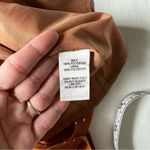 Lulus Missy Rust Orange Polka Dot Satin Knotted Front Mini Dress size medium Photo 11