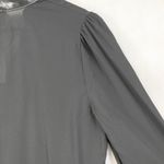 Anne Klein  Sheer Top Blouse Womens Small Minimal Corporate Goth Urban Femme Photo 5