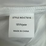 La’ Ros Gold Thread Feather Accent Sleeves Sleep Bath Robe Dressing Gown Small White Photo 12