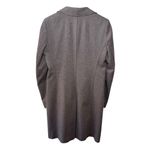 Maurice Tarica Coat Women Size 10 Purple Gray Pea Coat Wool Blend Long Line Photo 1