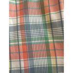 L.L. Bean Womens Plaid Sleeveless Cotton Shift Dress 8 Pastel Multicolor Preppy Pink Photo 3