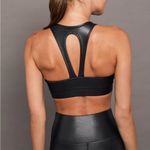 Carbon 38 Black Sports Bra in Takara Shine Size L Size L Photo 1