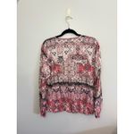Crosby Paisley Blouse Long Sleeve V Photo 3