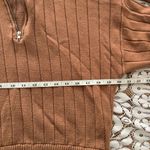 Forever 21 Brown Cowl Neck Sweater with Ribbed Texture Photo 5