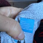 J. McLaughlin  Navy Blue Speckled Durham Ruffle Top Photo 4