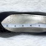 ROS HOMMERSON H36070 Womens Black Leather Snakeskin Wedge Dress Mules Shoes 7.5M Size 7.5 Photo 12