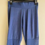 Adidas  Active Tights With Mesh Blue Leggings Athletic Yoga Running Womens Size S Photo 3
