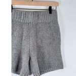 SKIMS Womens Shorts Gray Cozy Knit Boucle High Waisted Ribbed Pull On Size S/M Photo 6