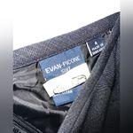 Evan Picone  2 pc navy blue career suit 3/4 sleeve skirt & blazer set womens 4 Photo 3