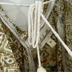 Cleobella Printed Mini Dress Tassel Tie Elastic Waist Size Small Photo 6