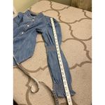 Veronica Beard  Dalton Puff Sleeve Denim Shirt, size 2 Photo 9