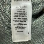 Sincerly Jules Sage Green cropped knit cardigan sweater Photo 3