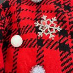 Holiday Time UGLY Sweeter  Red and Green Knit Sweater Photo 3