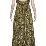 Sézane Graziella Silk Maxi Dress, Prints Champs Fleuri Lurex, FR40/US8 Photo 10