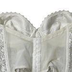 Frederick's of Hollywood Vintage  Bustier Corset White Lace Lingerie Size 38DD Photo 5