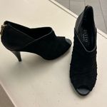 Heels pumps Elegant Black Peep Photo 4