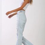 Revice Denim Revice Ex Boyfriend Light Wash High Waist Distressed Straight Leg Jeans Size 28 Photo 13