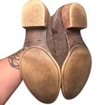 Lucky Brand Taupe Suede Ankle Booties Photo 6