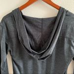 Zella Z by Gray Hooded Long Sleeve Active Athleisure Top Lightweight Small Photo 6