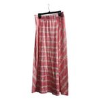 Maurice's  Maxi Skirt L Pink White Tie Dye Elastic Waist Long Summer Beach Casual‎ Photo 1