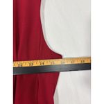 Essue  Red Sleeveless V-Neck Wide-Leg Women's Jumpsuit Sz S Chic Glam Minimalist Photo 2