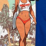Hooters  Makes You Happy Cozumel Mexico Beach Promo T-Shirt M Photo 1