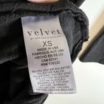 Velvet by Graham & Spencer Womens Dress Black XS 3/4 Sleeve Cotton Gauze Photo 5